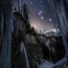 Orion over the Austrian Alps