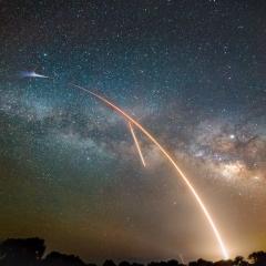 Milky Way, Launch, and Landing