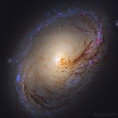 Spiral Galaxy M96 from Hubble