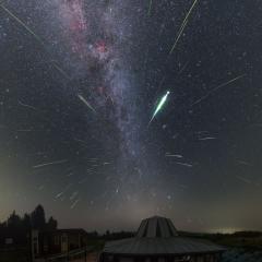 Perseid Meteors over Slovakia