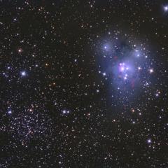 NGC 7129 and NGC 7142