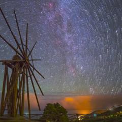 The Windmill and the Star Trails