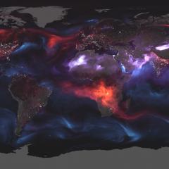Just Another Day on Aerosol Earth