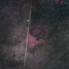 Lyrid Meteor Streak