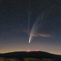 The Long Tails of Comet NEOWISE