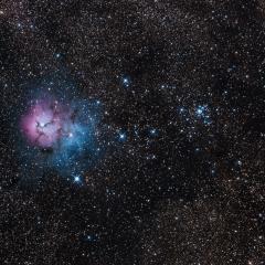 Messier 20 and 21