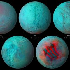 Enceladus in Infrared