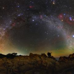 A Night Sky Vista from Sardinia