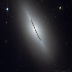 Edge On Galaxy NGC 5866