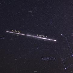 Saturn and Jupiter in Summer 2020
