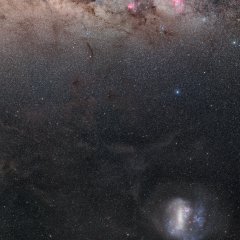 Galaxies and the South Celestial Pole