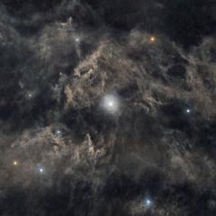 North Star: Polaris and Surrounding Dust