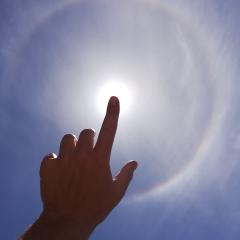 Circular Sun Halo