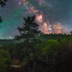 Firefly Milky Way over Russia