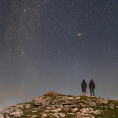 The Galaxy Between Two Friends