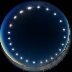 Eclipse on a Polar Day