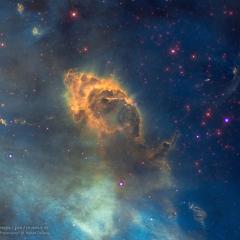 HH 666: Carina Dust Pillar with Jet