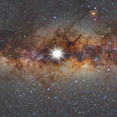 Solstice Sun and Milky Way