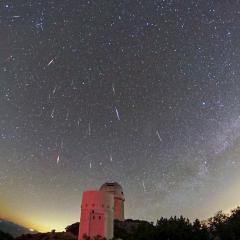 Tau Herculid Meteors over Kitt Peak Telescopes