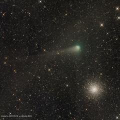 Messier 10 and Comet
