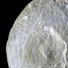 Herschel Crater on Mimas