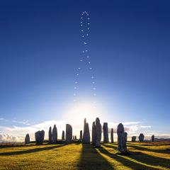 Analemma over the Callanish Stones