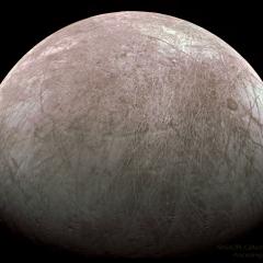 Jupiter’s Europa from Spacecraft Juno