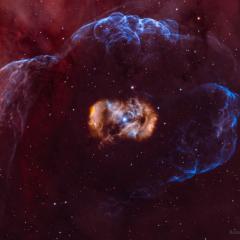 NGC 6164: Dragon’s Egg Nebula and Halo