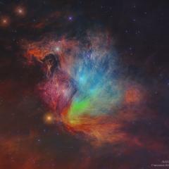 Seven Dusty Sisters in Infrared