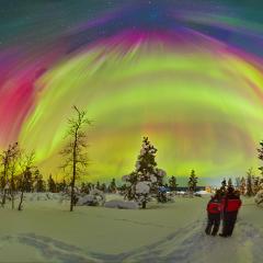 Auroral Storm over Lapland