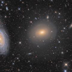 Three Galaxies in Draco