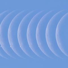 Daytime Moon Meets Morning Star