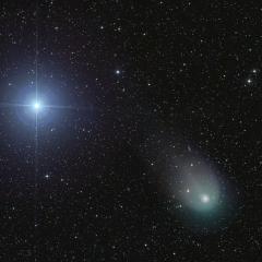 Vega and Comet 12P/Pons-Brooks