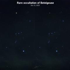 Betelgeuse Eclipsed