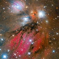 NGC 2170: Angel Nebula Abstract Art