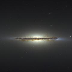 M102: Edge on Disk Galaxy