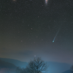 Comet 12P/Pons-Brooks in Northern Spring