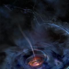 Black Hole Accreting with Jet