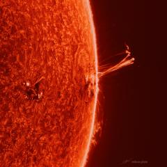 AR 3664 at the Suns Edge