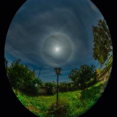 Sandy and the Moon Halo