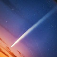 The Long Tails of Comet Tsuchinshan ATLAS