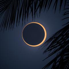Ring of Fire over Easter Island