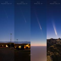 Comet Tsuchinshan ATLAS Flys Away