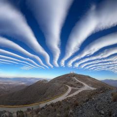 Undulatus Clouds over Las Campanas Observatory