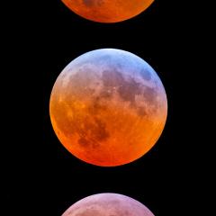 A Blue Banded Blood Moon