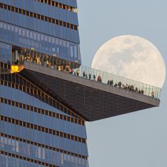 Moon Near the Edge