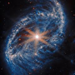 Spiral Galaxy NGC 2566 from Webb