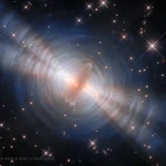The Egg Nebula from the Hubble Telescope