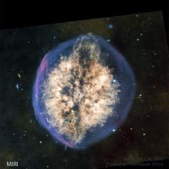 The Cranium Nebula from the Webb Telescope