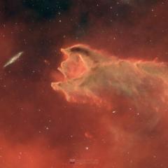 CG 4: The Globule and the Galaxy